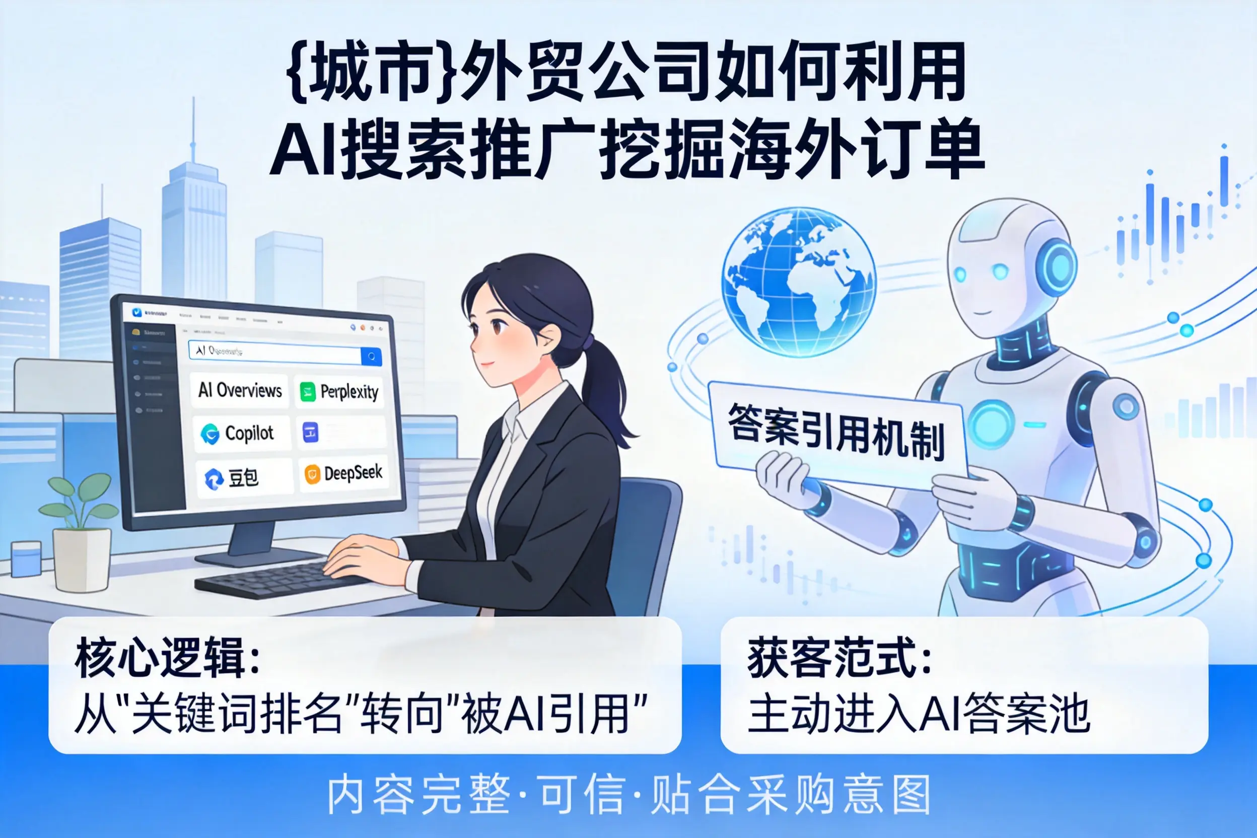 绥化外贸公司如何利用AI搜索推广挖掘海外订单