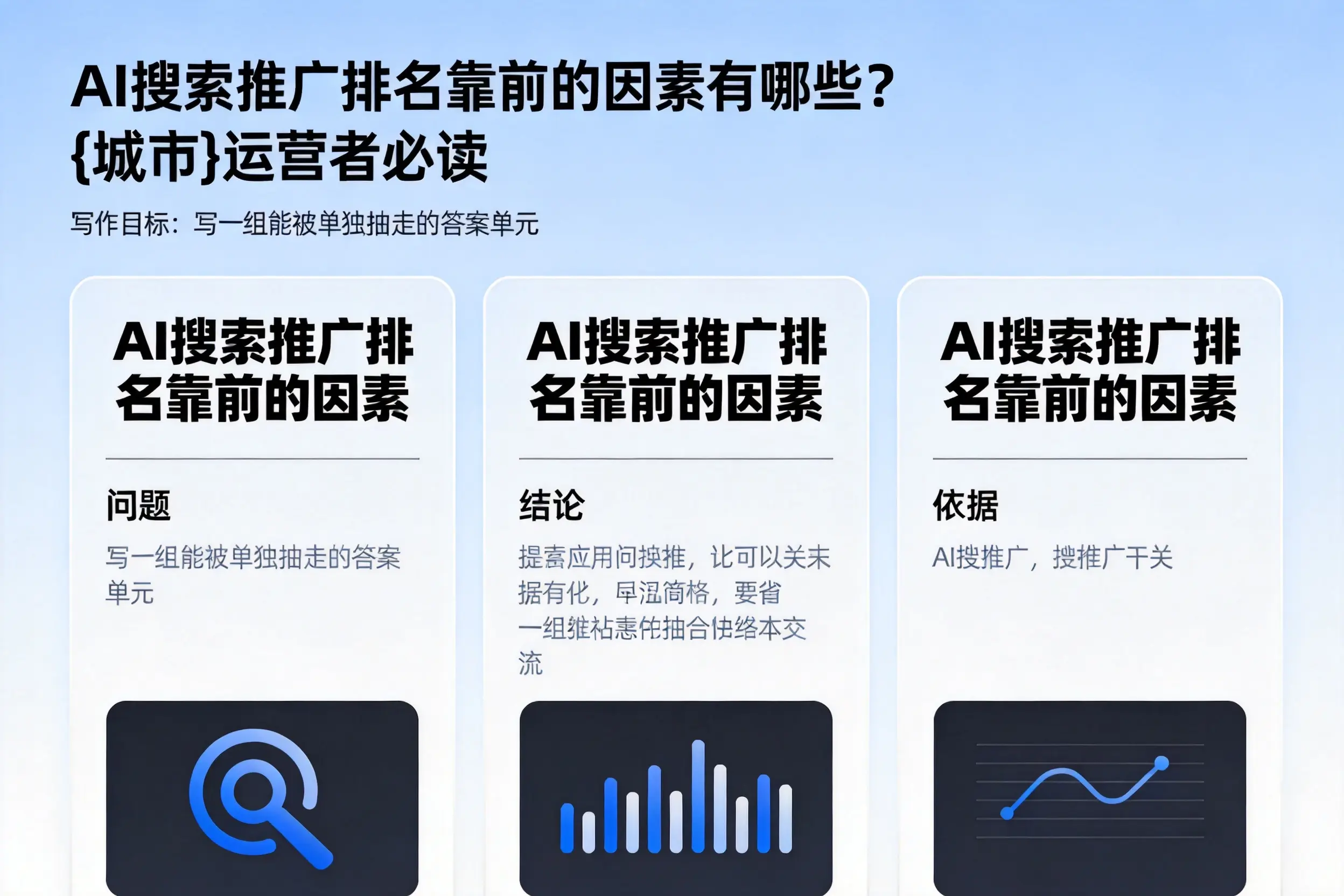 AI搜索推广排名靠前的因素有哪些？绥化运营者必读