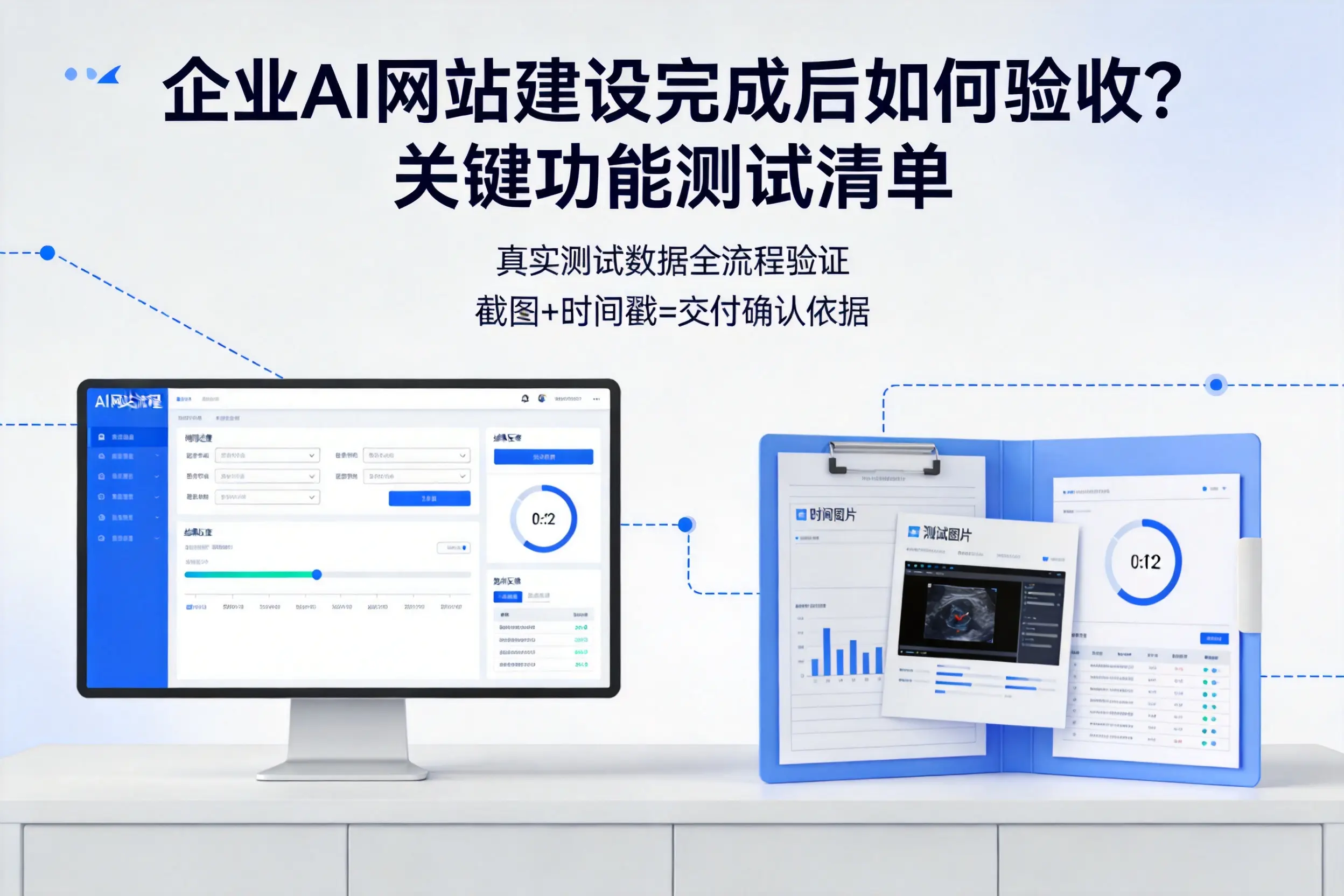 绥化企业AI网站建设完成后如何验收？关键功能测试清单