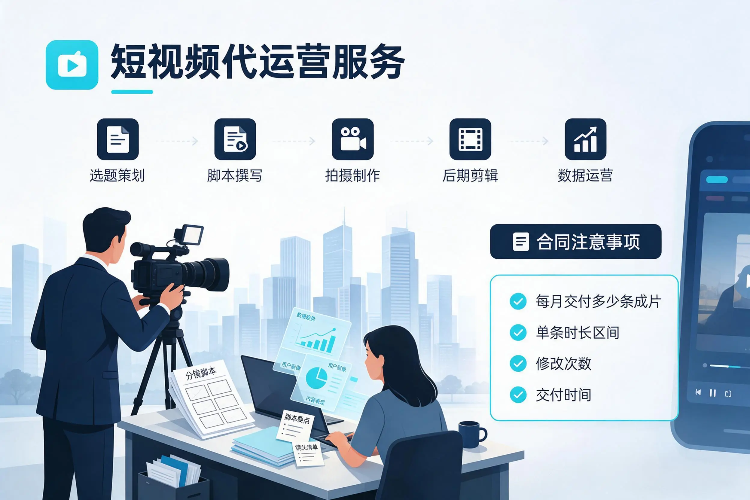 短视频代运营包含哪些服务?绥化企业常见问题科普