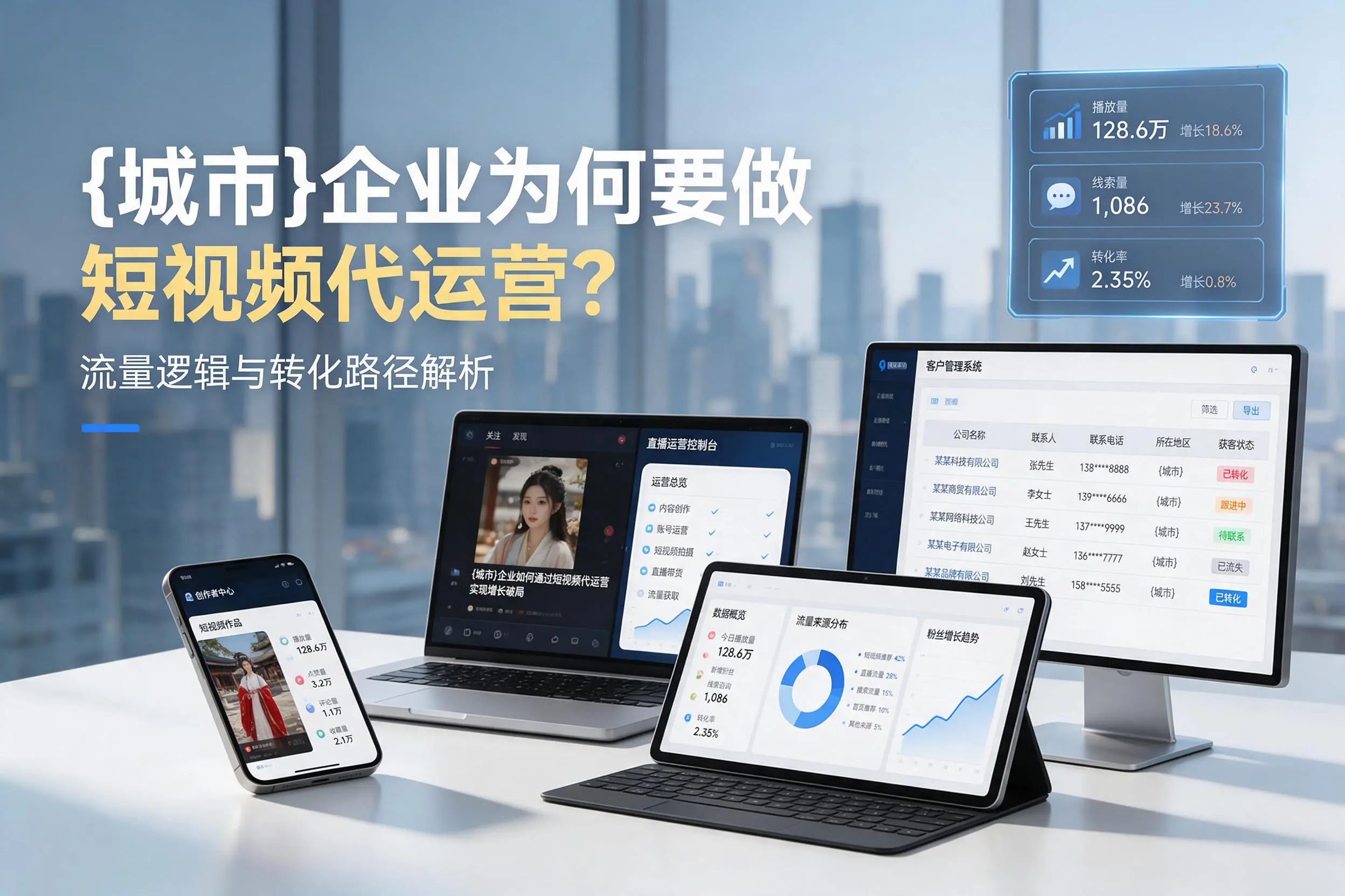 绥化企业为何要做短视频代运营?流量逻辑与转化路径解析