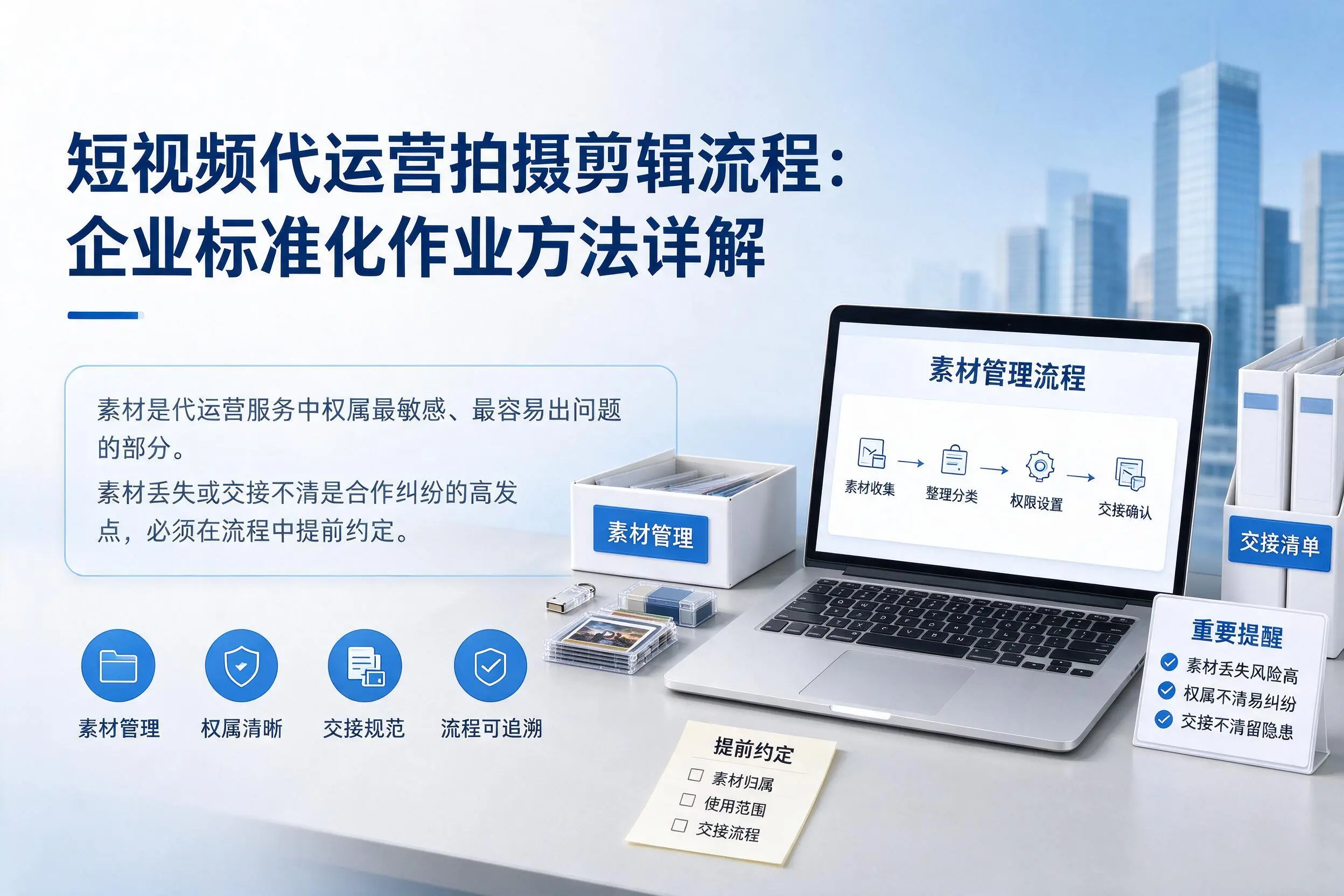 短视频代运营拍摄剪辑流程：绥化企业标准化作业方法详解