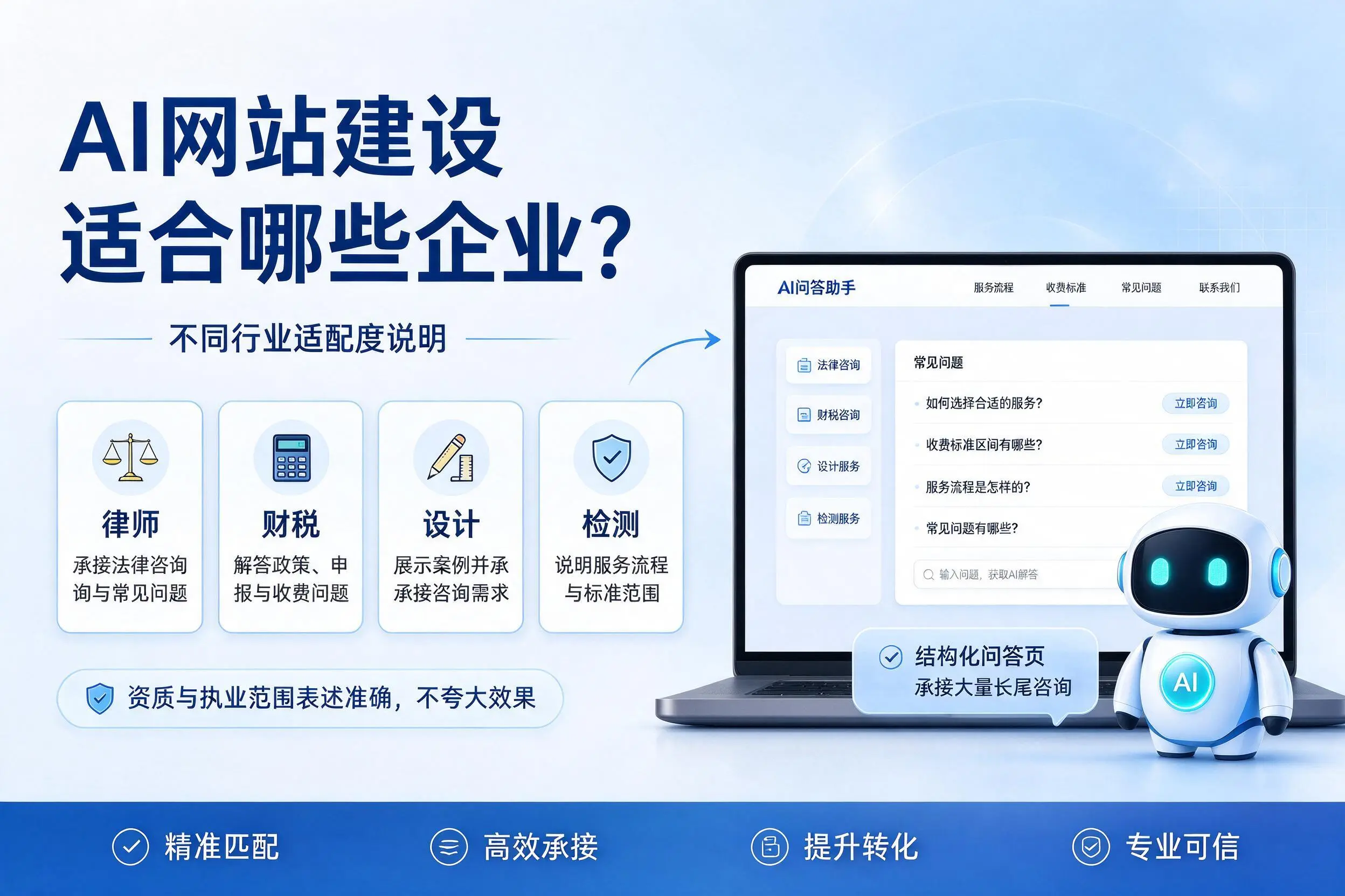 AI网站建设适合哪些企业？绥化不同行业适配度说明
